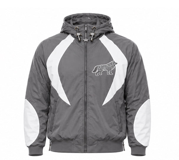 Contrast Panel Hooded Jacket - Adult