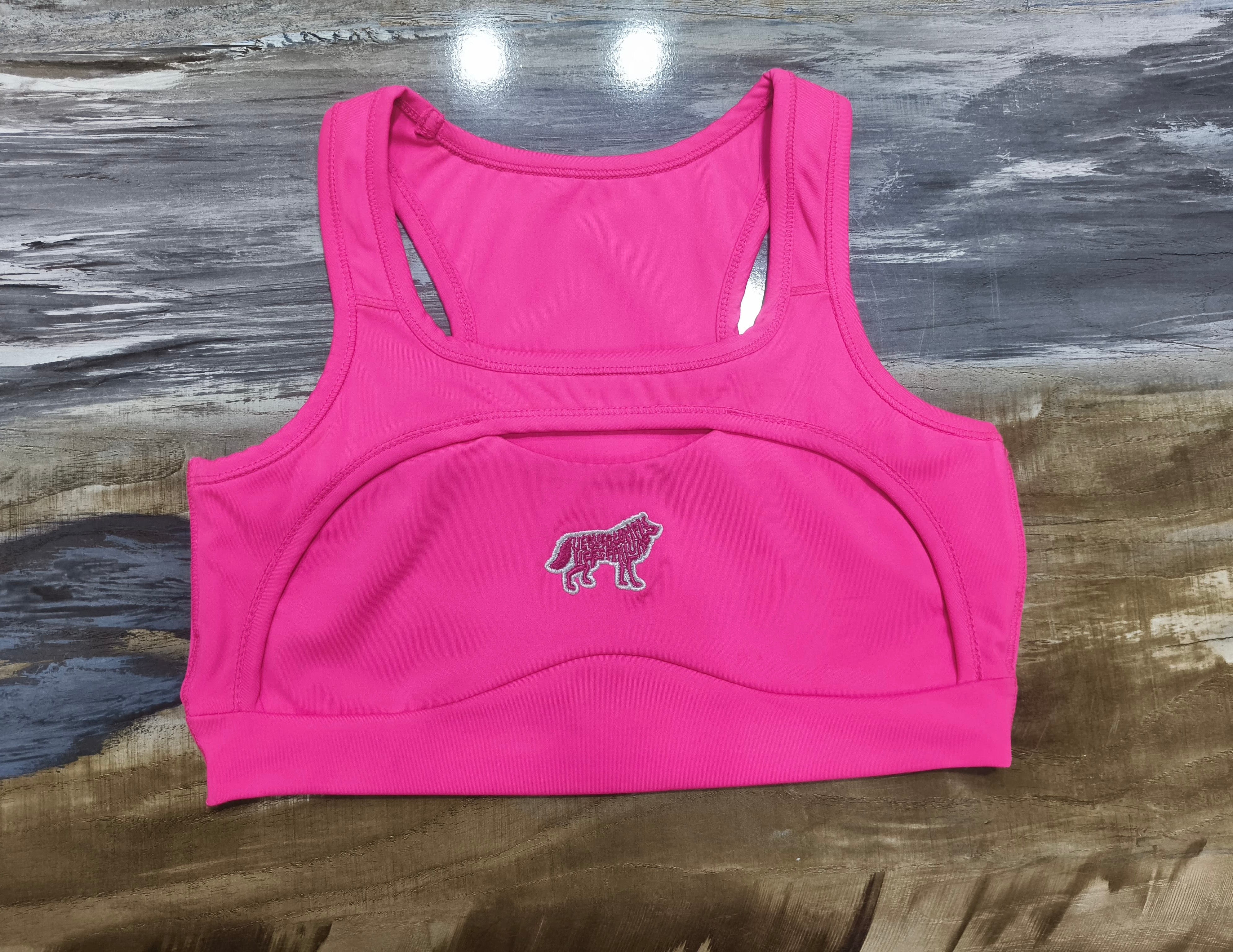 Cut-Out Racerback Sports Bra