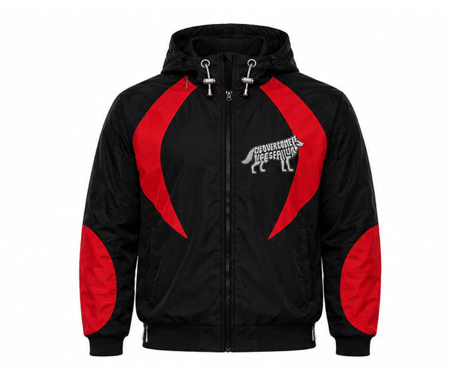 Contrast Panel Hooded Jacket - Youth