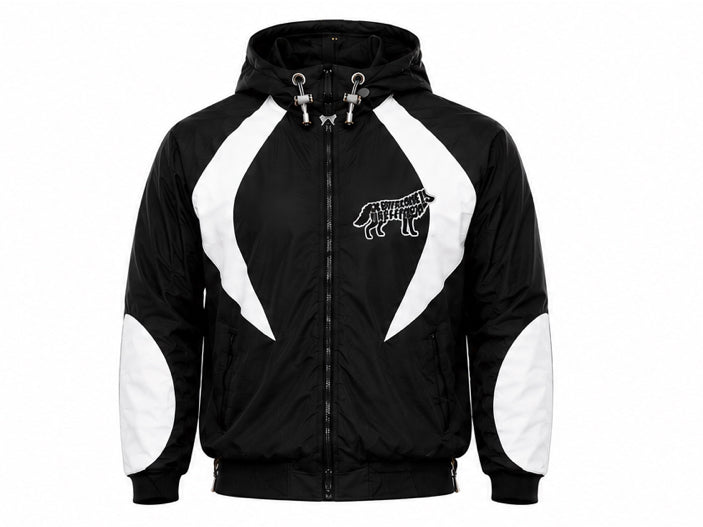 Contrast Panel Hooded Jacket - Youth