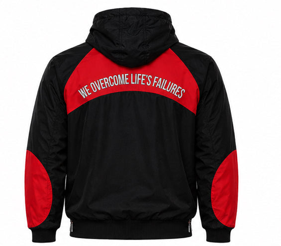 Contrast Panel Hooded Jacket - Youth