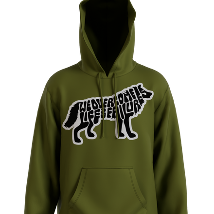 W.O.L.F Motivational Graphic Hoodies - UNISEX