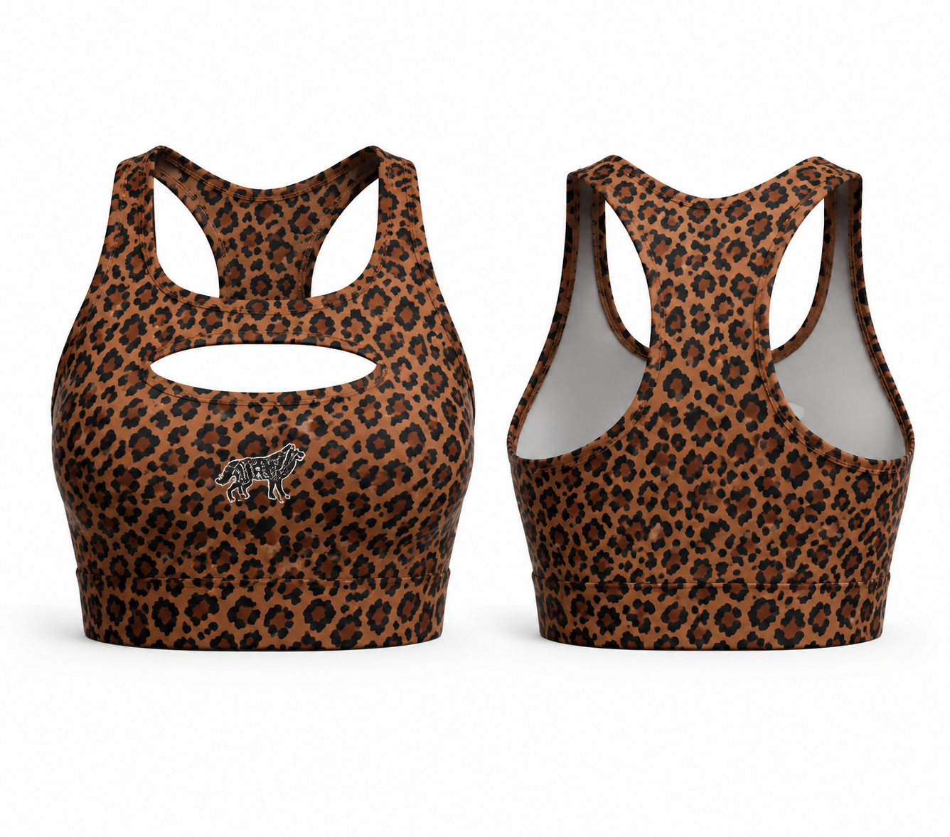 Cut-Out Racerback Sports Bra