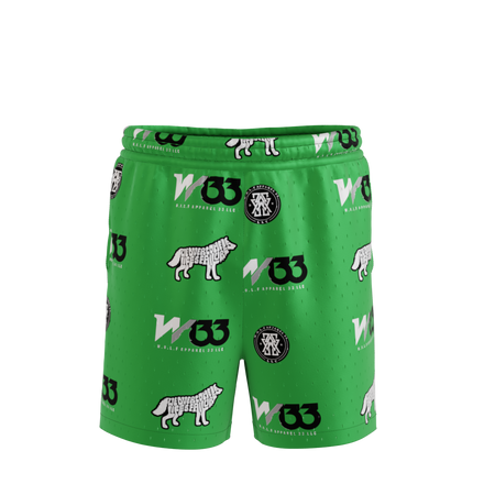 Mesh W.O.L.F Brand Shorts - UNISEX